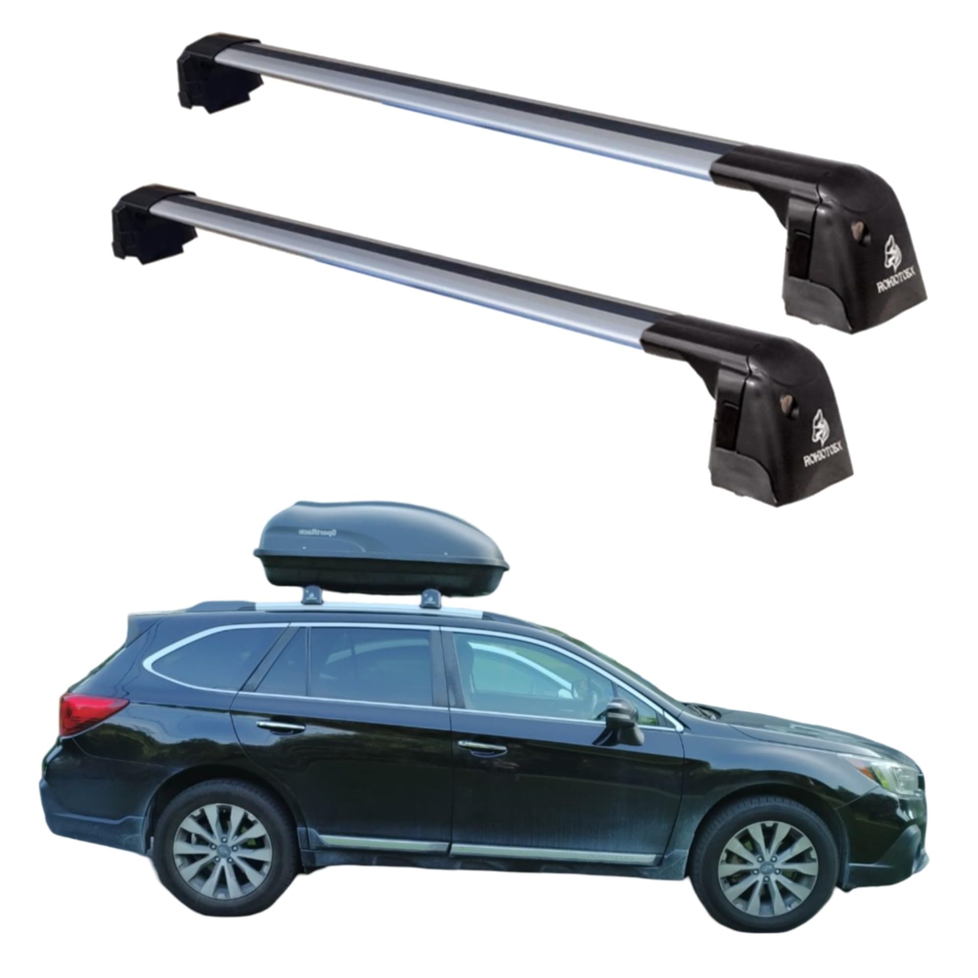 ROKIOTOEX Roof Rack Crossbars Fit for 2015-2019 Subaru